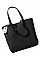 Black Organic Cotton Shopper