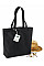 Black Organic Cotton Shopper