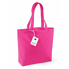 Fuchsia Organic Cotton Shopper