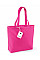 Fuchsia Organic Cotton Shopper