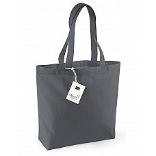 Graphite Grey Organic Cotton Shopper