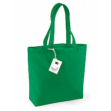 Kelly Green Organic Cotton Shopper