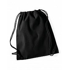 Black/Black Cotton Gymsac