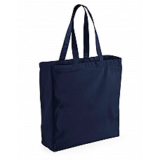 French Navy Canvas Classic Shopper