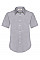 Oxford Grey Lady Fit Short Sleeve Shirt