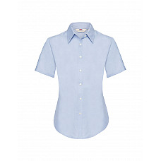 Oxford Blue Lady Fit Short Sleeve Shirt