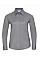 Silver Ladies' Long Sleeve Tailored Oxford Shirt