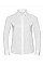 White Ladies' Long Sleeve Tailored Oxford Shirt