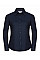 Bright Navy Ladies' Long Sleeve Tailored Oxford Shirt