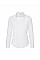 White Ladies' Long Sleeve Oxford Shirt