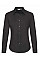 Black Ladies' Long Sleeve Oxford Shirt