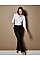 White Tailored Fit 3/4 Sleeve Continental Blouse