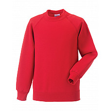 Bright Red Kids Classic Sweatshirt