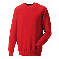 Bright Red Classic Sweatshirt