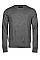 Grey Melange Men's Crew Neck Knitted Sweater