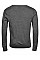 Grey Melange Men's V Neck Knitted Sweater