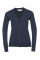 French Navy Ladies'  V-Neck Knitted Cardigan