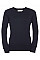 French Navy Ladies' Crew Neck Knitted Pullover