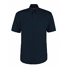 Dark Navy Classic Fit Short Sleeve Premium Oxford Shirt