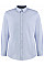 Light Blue/Navy Tailored Fit Long Sleeve Premium Contrast Oxford Button Down Collar Shirt