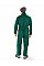 Bottle Green Action Overall with zip front