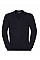 French Navy Men's V-Neck Knitted Cardigan