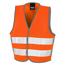 Hi Vis Orange Junior Safety Vest