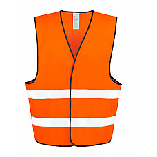 Fluoresent Orange Hi-Vis Motorist Safety Vest