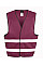 Burgundy Enhance Visibility Vest