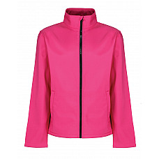 Hot Pink/Black Ablaze Men's Printable Softshell