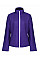 Vibrant Purple/ White Ablaze Women's Printable Softshell