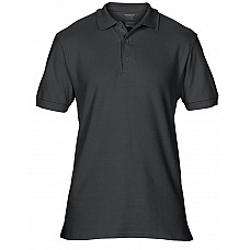 Black Premium Cotton® Adult Double Piqué Polo