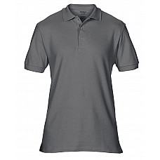 Charcoal Premium Cotton® Adult Double Piqué Polo