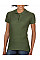 Military Green Premium Cotton® Ladies' Double Piqué Polo