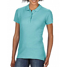 Chalky Mint Premium Cotton® Ladies' Double Piqué Polo