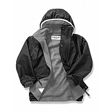 Black/Grey Kid's Reversible StormDri 4000 Fleece Jacket