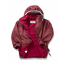 Burgundy/Burgundy Kid's Reversible StormDri 4000 Fleece Jacket