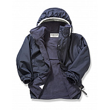 Navy/Navy Kid's Reversible StormDri 4000 Fleece Jacket