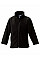 Black Kids Full Zip Outdoor Fleece