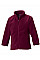 Burgundy Kids Full Zip Outdoor Fleece