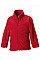 Classic Red Kids Full Zip Outdoor Fleece