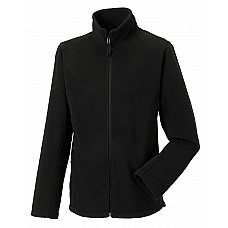 Black Men's Full Zip Outdoor Fleece