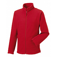 Classic Red Men's Full Zip Outdoor Fleece