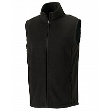 Black Men's Outdoor Fleece Gilet