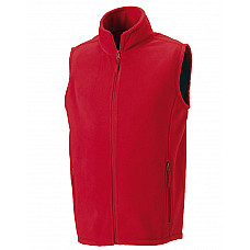 Classic Red Men's Outdoor Fleece Gilet