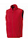 Classic Red Men's Outdoor Fleece Gilet