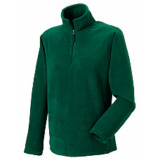 Bottle Green 1/4 Zip Outdoor Fleece