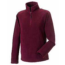 Burgundy 1/4 Zip Outdoor Fleece