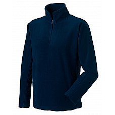 French Navy 1/4 Zip Outdoor Fleece