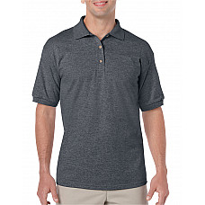 Dark Heather DryBlend® Adult Jersey Polo